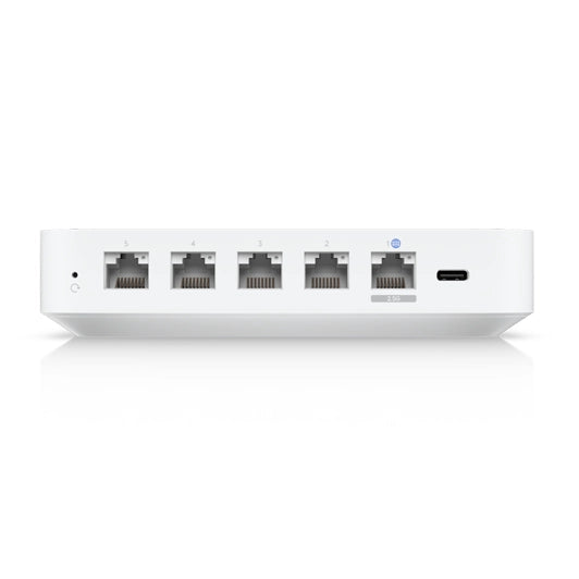 Trasera Ubiquiti Unifi Cloud Gateway UCG Ultra - Q-tech.es 2025 ®
