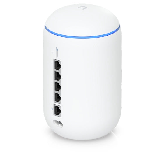 Unifi Dream Router UDR 6  -  vista diagonal posterior - Q-Tech ® 2025 2026