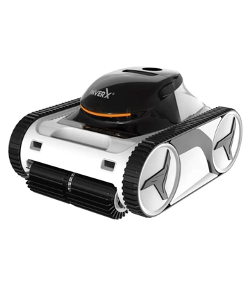 Vista superior del InverX robot limpiafondos piscina inalambrico - Q-Tech 2024 2025®