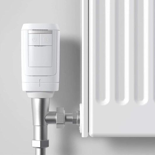Termostato de radiador electrónico RF de Honeywell HR91 resideo blanco