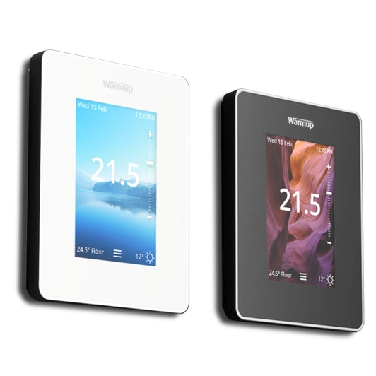 Termostato Inteligente 6iE WiFi Warmup color negro y blanco - Q-Tech 2024 2025