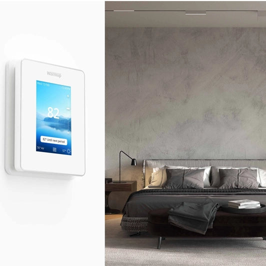 Termostato Inteligente 6iE WiFi Warmup color blanco comfort habitación - Q-Tech 2024 2025