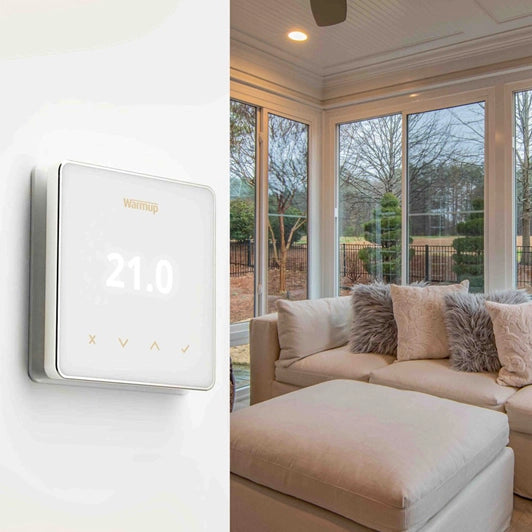 Termostato Inteligente Element WiFi Warmup color blanco habitación - Q-Tech 2024 2025