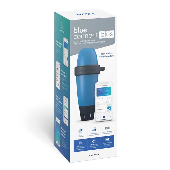 Analizador inteligente Blue Connect Plus Salt de AstralPool - caja - Q-Tech ® 2024 2025
