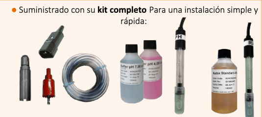 Regulador de pH y cloro PROPILOT pH + REDOX (mV) de Avady - Q-Tech ®