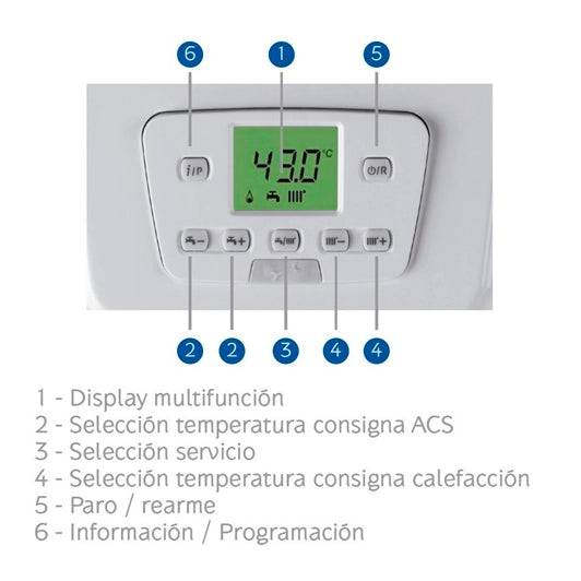 Caldera mural de condensación a gas Neodens Plus ECO - BAXIROCA - Q-Tech ®