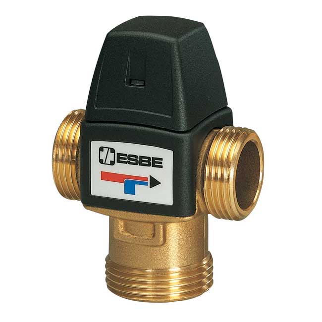 Válvula mezcladora termostática suelo radiante ESBE serie VTA322 y VTA572 - Q-Tech ®