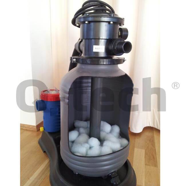 Fibalon 3D medio filtrante para piscinas - Q-Tech ®