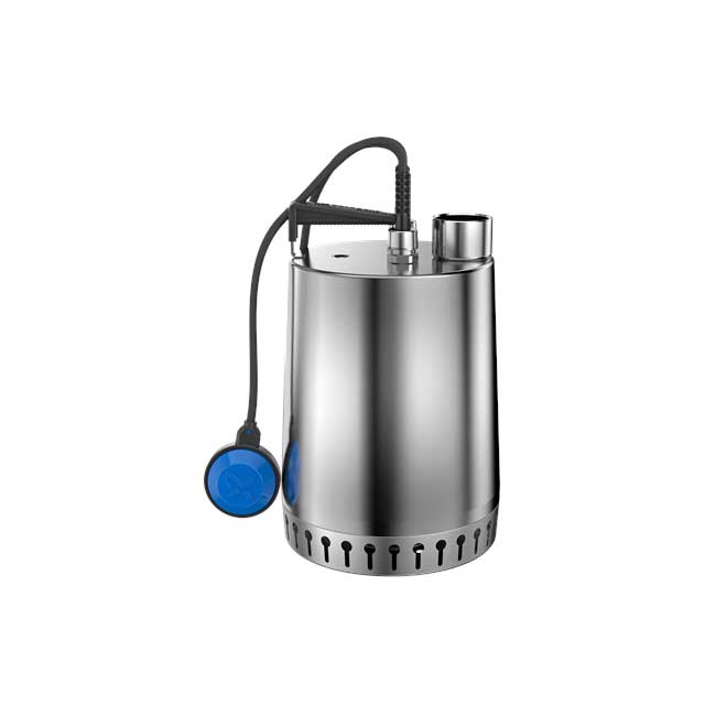 Bomba de achique Inox Unilift AP12 Grundfos - vista lateral - Q-Tech ® 2024 - 2025