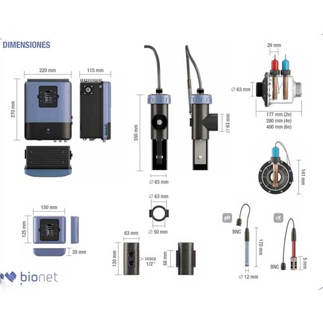BIONET: Electrólisis salina + Ionización Cu/Ag Sugar Valley - Q-Tech ®
