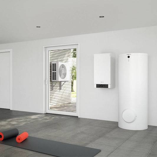 Bomba de calor Viessmann Vitocal 100-S para Agua Caliente, Calefacción y Refrigeración - Sala técnica  - Q-Tech ® 2024 2025