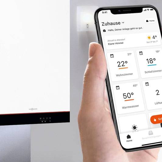 Caldera mural de condensación a gas Vitodens 050-W VIESSMANN - Q-Tech ®