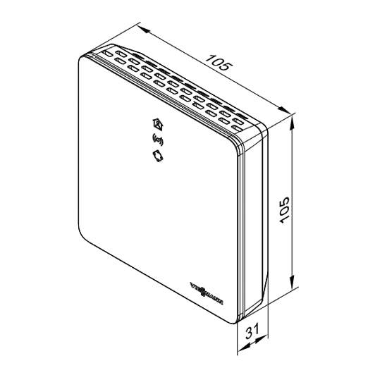 Termostato Vitoconnect OPTO2 de Viessmann ZK03836 - Inalámbrico - Q-Tech ®