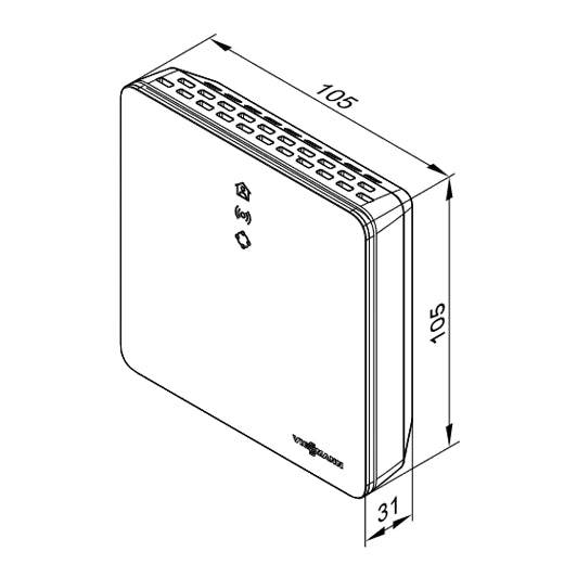 Termostato Vitoconnect OPTO2 de Viessmann ZK03836 - Inalámbrico - Q-Tech ® 