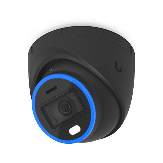 Unifi AI Turret negro instalada en techo - Q-Tech® 2026