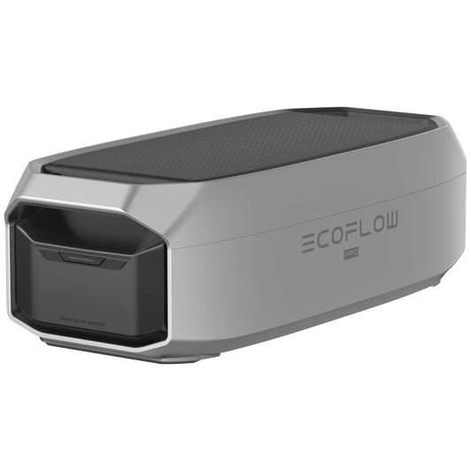 Batería adicional inteligente EcoFlow DELTA Pro 3 vista superior diagonal - Q-Tech® 2026