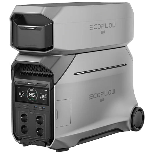Batería adicional inteligente EcoFlow DELTA Pro 3 instalada sobre delta pro 3 - Q-Tech® 2026