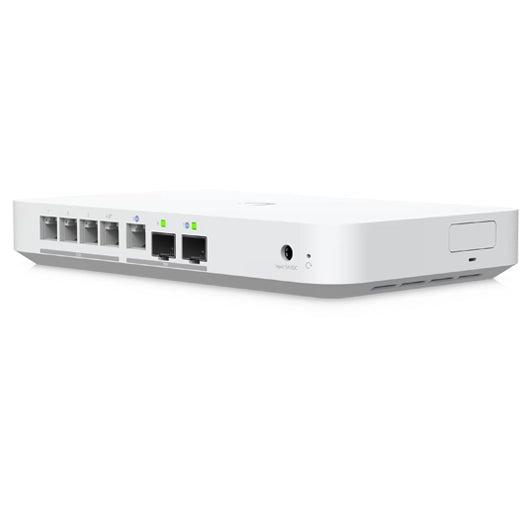 Ubiquiti UniFi Cloud Gateway Fiber back view - Q-Tech® 2026