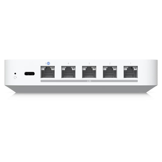 Ubiquiti UniFi Cloud Gateway Max back view - Q-Tech® 2026