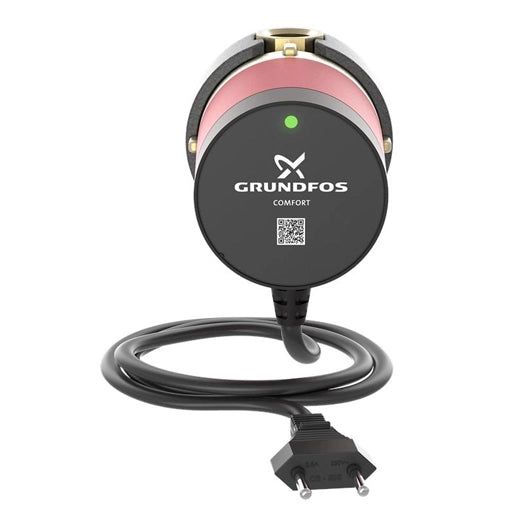 Bomba circuladora COMFORT PM 15-14B Grundfos acs - vista frontal - Q-Tech® 2024 2025