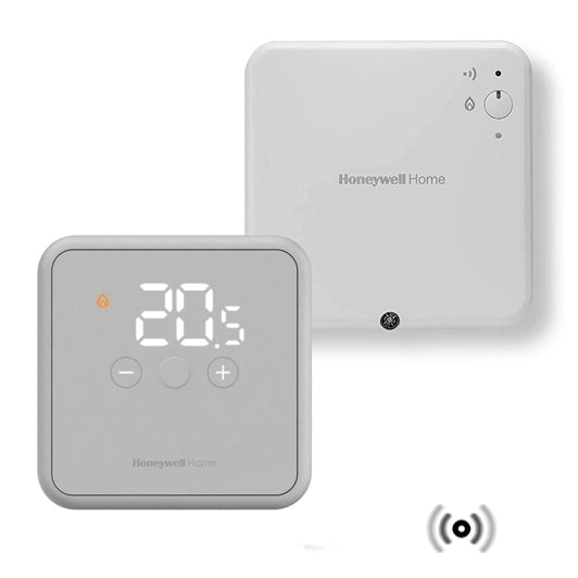 Honeywell Resideo Termostato ambiente digital DT4R inalámbrico OpenTherm GRIS