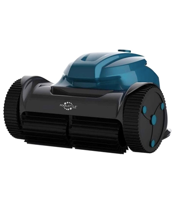 Robot Poolstyle 3WD sin cable Azul y negro vista delantera - Q-Tech 2025