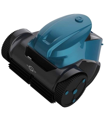 Robot Poolstyle 3WD sin cable Azul y negro vista trasera - Q-Tech 2025