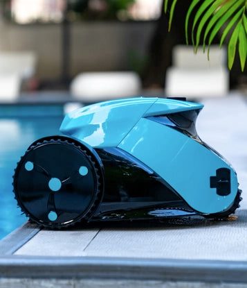 Robot Poolstyle 3WD sin cable Azul y negro - Q-Tech 2025