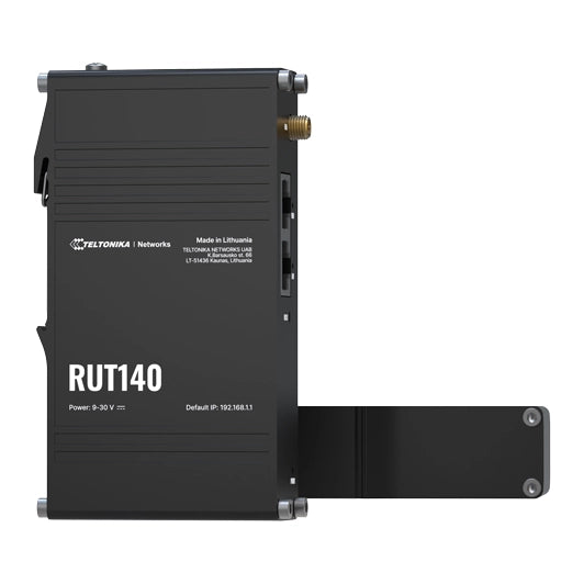 Teltonika RUT140 - Router Ethernet industrial Vista superior - Q-Tech® 2024 2025