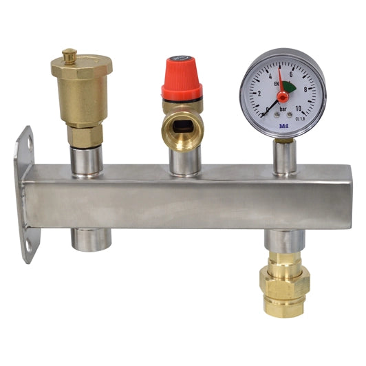 Soporte inox para vasos de expansión ACS de 5 a 40 litros - Q-Tech® 2026