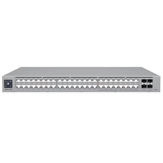 Ubiquiti UniFi Switch Pro Max 48 PoE (USW-Pro-Max-48-PoE) vista frontal - Q-Tech® 2026