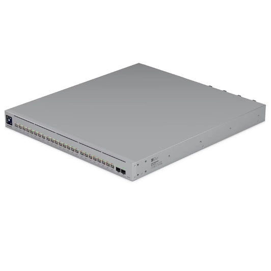 UniFi Enterprise Campus 24 PoE: El núcleo de su red Multi-Gigabit vista superior - Q-Tech® 2026