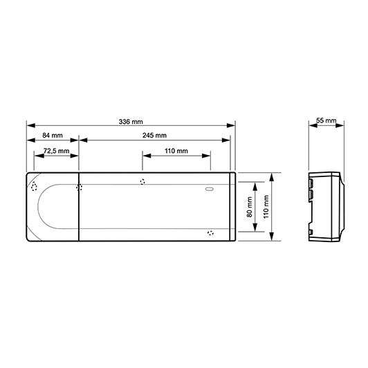 Uponor Smatrix Base Pulse X-245 Bus 6X blanco 1093017 - Medidas - Q-Tech® 2024 2025