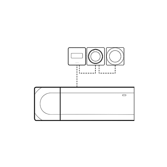 Uponor Smatrix Base Pulse X-245 Bus 6X blanco 1093017 - Vista conexion BUS serie - Q-Tech® 2024 2025