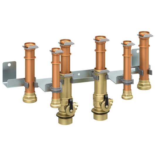 Viessmann hydraulic connections for One Base wall-hung indoor unit