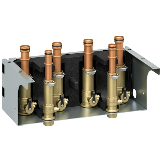 Viessmann hydraulic connections for One Base wall-hung indoor unit