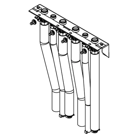 Viessmann complete 1-circuit hydraulic connection with air vents for Vitocal 150-A Compact