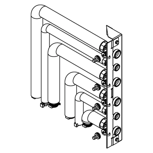 Viessmann complete 1-circuit hydraulic connection with air vents for Vitocal 150-A Compact