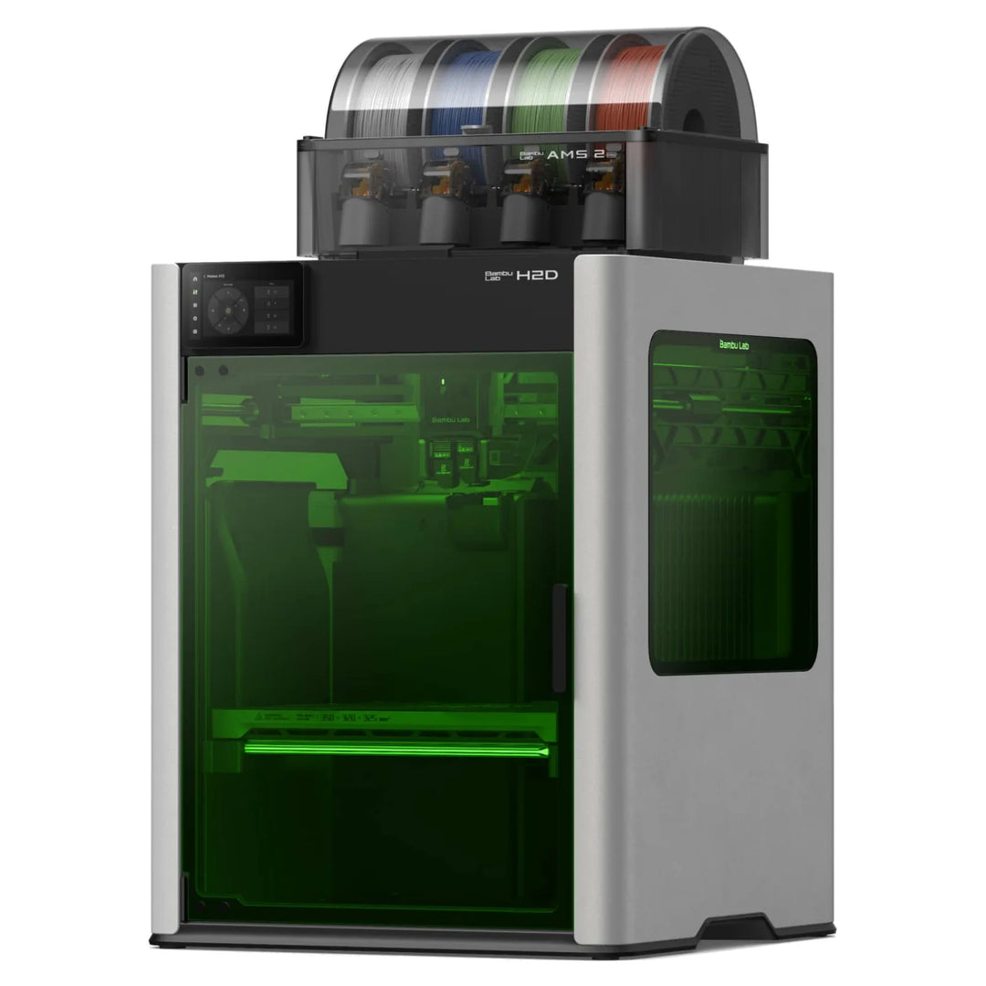 Bambu Lab H2D Laser Full Combo con ventanas de protección láser y AMS