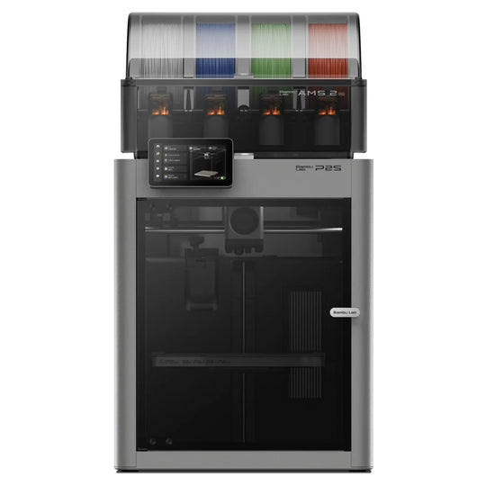 Bambu Lab P2S with AMS 2 Pro, rear view