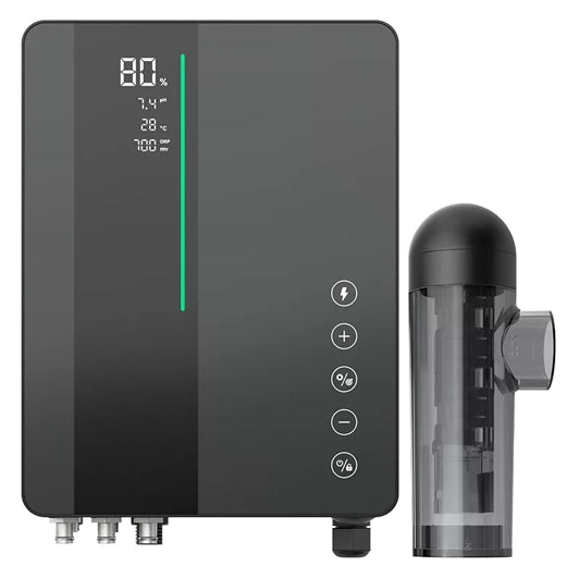 Clorador Salino Inverter Inverclear Ares de Aquark vista frontal - Q-Tech 2025