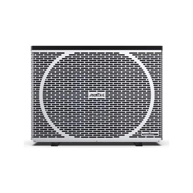 Fairland AquaX Turbo Silence 27–31.5 kW heat pump, front view of the grille