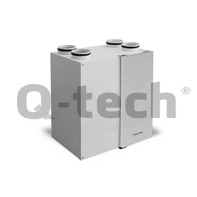 Ventilación equilibrada con recuperación de calor HRC-225 Compact para pequeñas viviendas - Q-Tech ® 