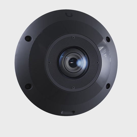 Vídeo oficial de Ubiquiti de la UniFi G6 Pro 360 negra: vista del producto en movimiento