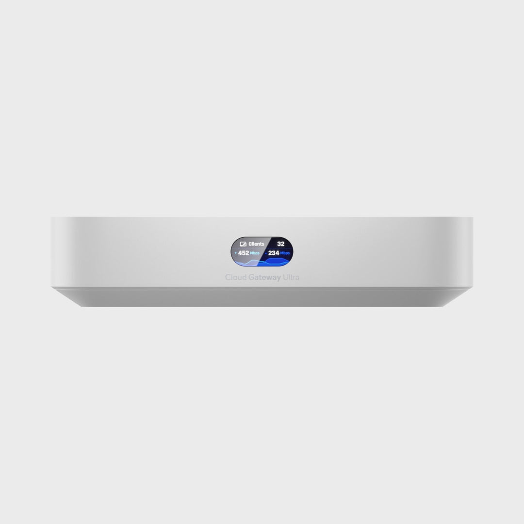 Giro de 360° del UniFi Cloud Gateway Ultra