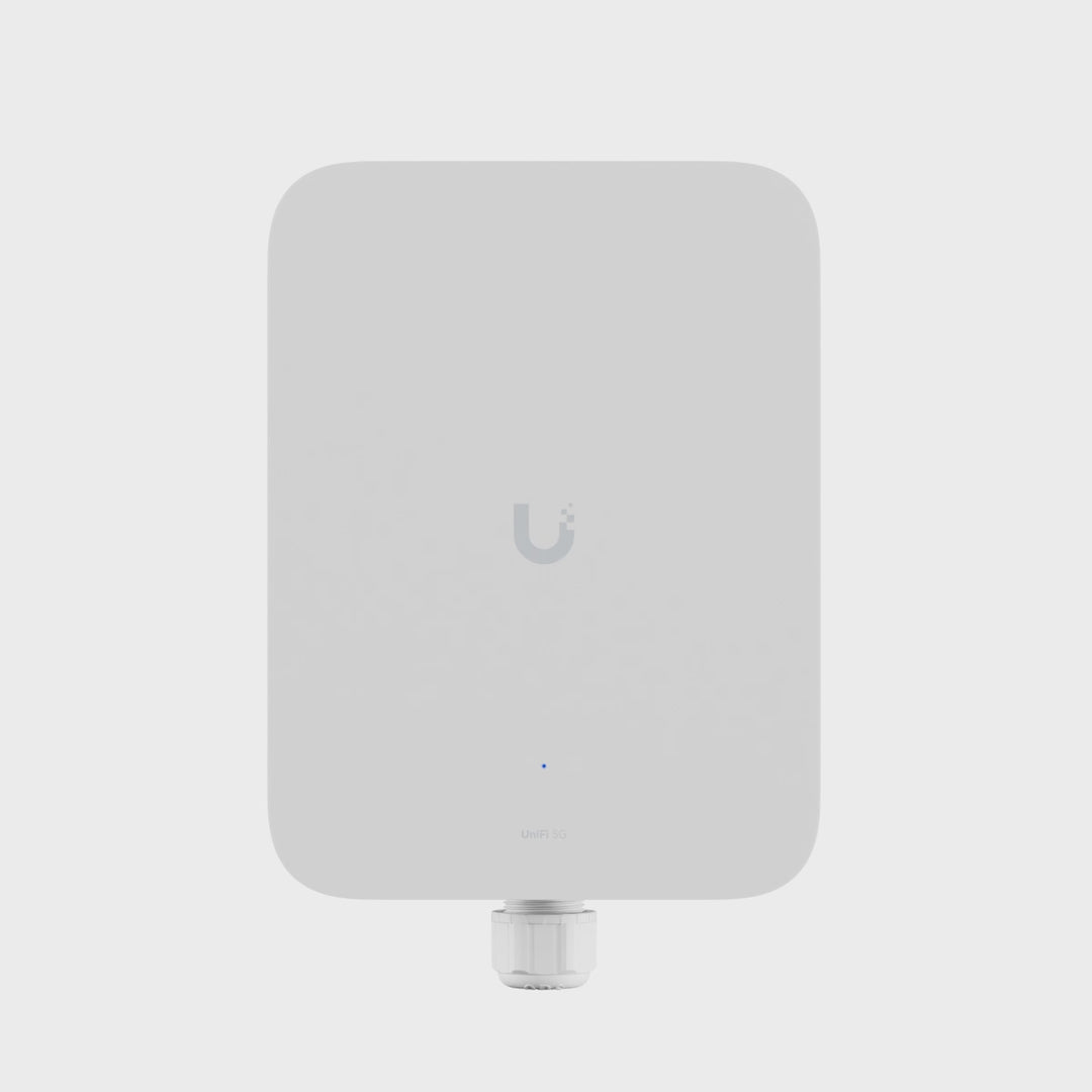 Vídeo oficial de Ubiquiti del UniFi 5G Max Outdoor: vista del producto en movimiento