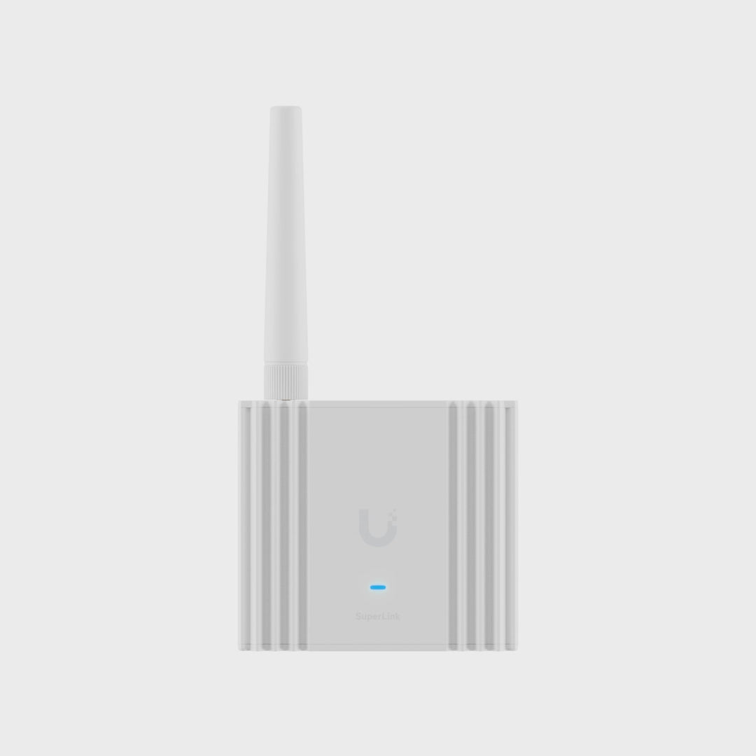 Vídeo oficial de Ubiquiti de la UniFi SuperLink Gateway: vista del producto en movimiento