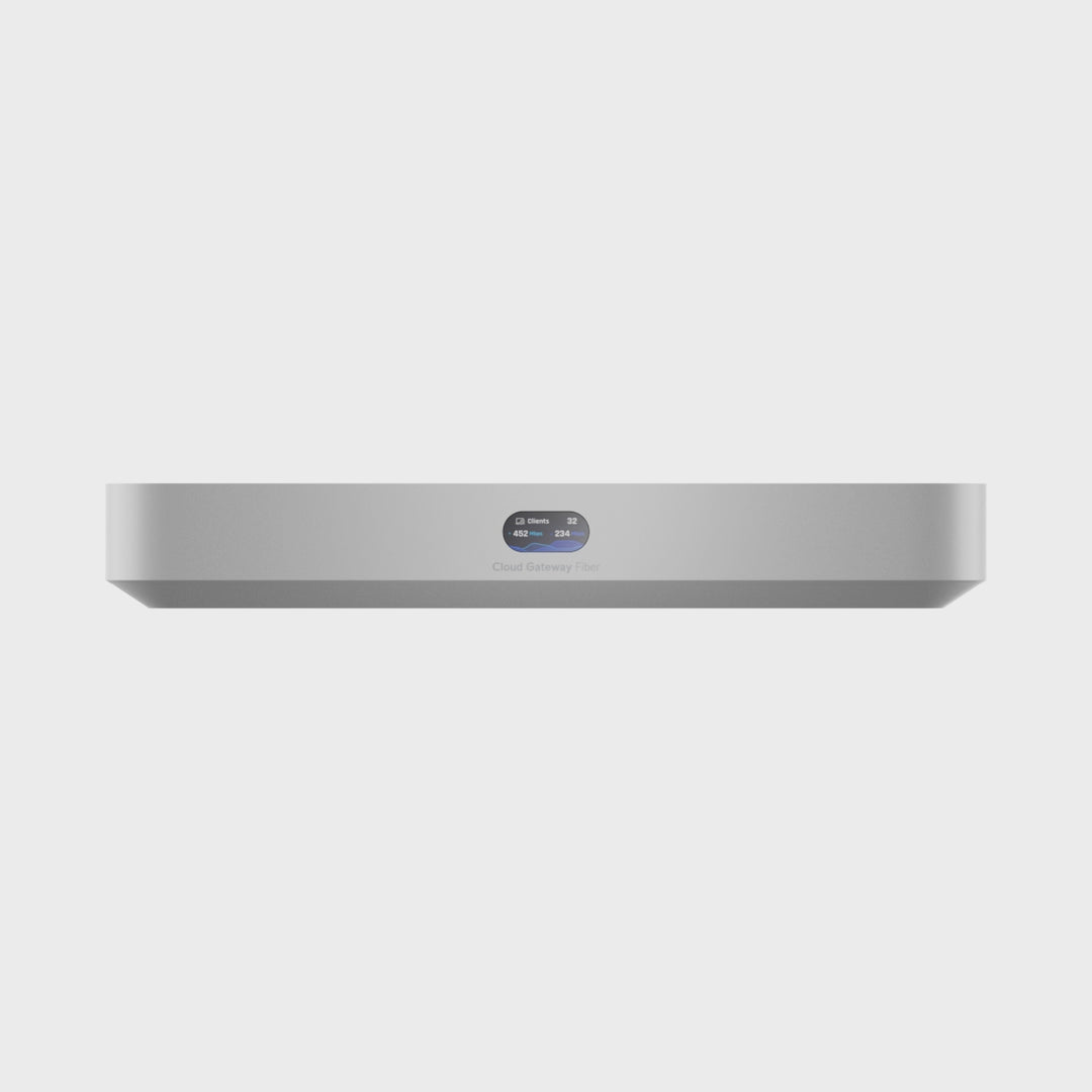 Giro de 360° del UniFi Cloud Gateway Fiber