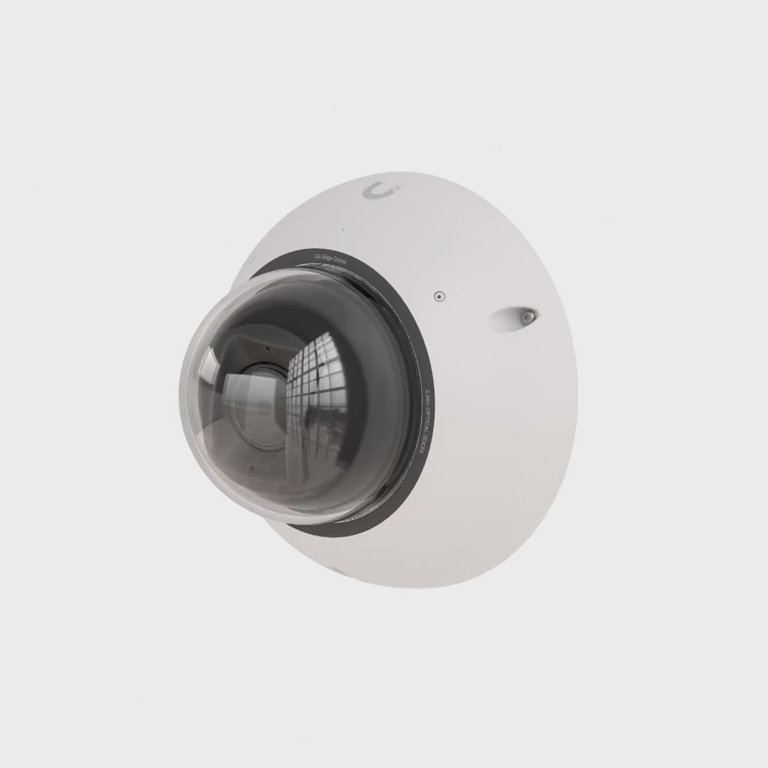 Vídeo oficial de Ubiquiti de la UniFi G6 Edge Dome: vista del producto en movimiento