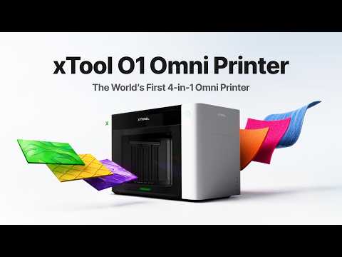 Vídeo oficial de presentación de la impresora UV xTool O1 Omni Printer